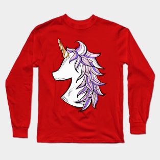 Unicorn art Long Sleeve T-Shirt